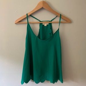 scalloped Pacsun tank